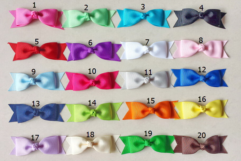 20pcs 3inch high quality grosgrain ribbon hair bows clips children hair accessories baby hairbows girl hair bows with alligator clip HD3295