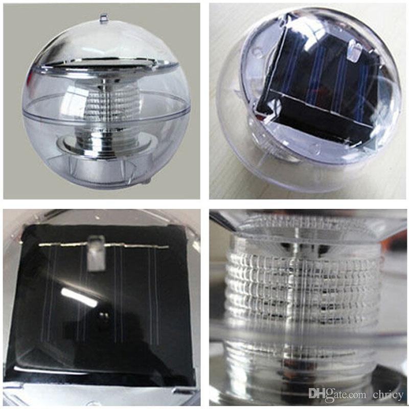 Waterproof Pool Solar Power RGB LED Floating Light Lamp 2V 60mA Outdoor Garden Pond Landscape Color Changing Night Lights