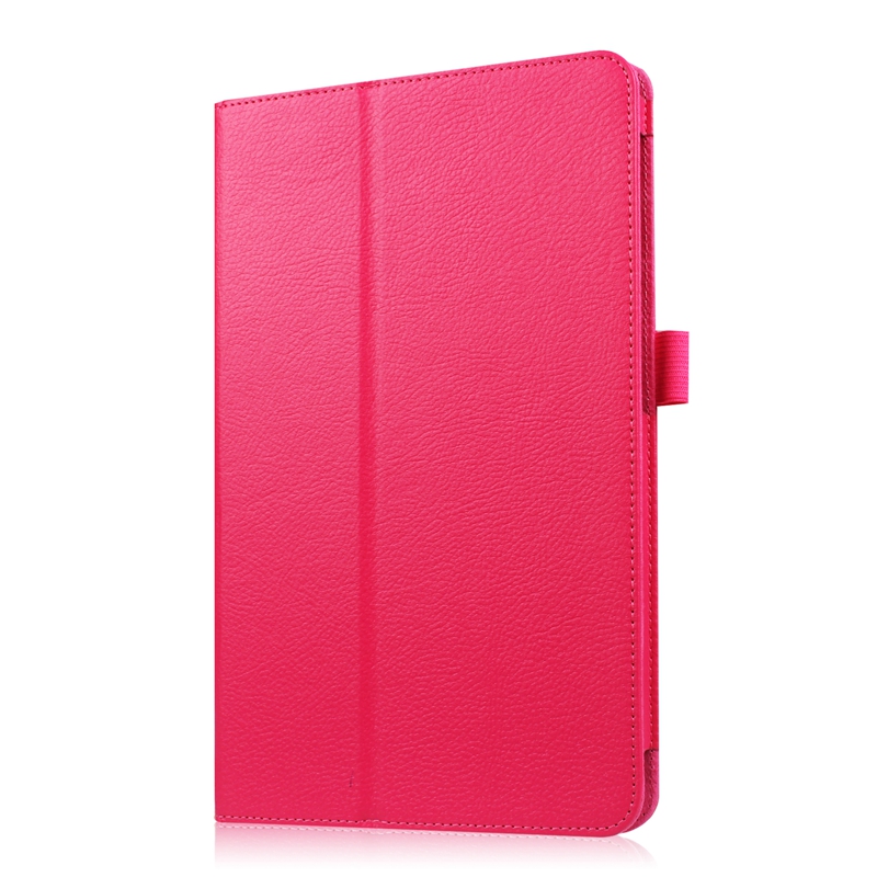 Litchi PU Leather Cover Case for Samsung Galaxy Tab A 101 T585 T580 SMT580 T580N Tablet Screen Protector Film
