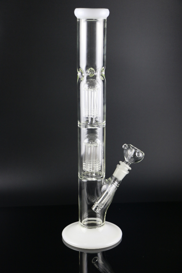 Big glass bong double eight arms tree perc glass water pipe 15.7" tall with 14mm bowl
Big glass bong double eight arms tree perc glass water pipe 15.7" tall with 14mm bowl