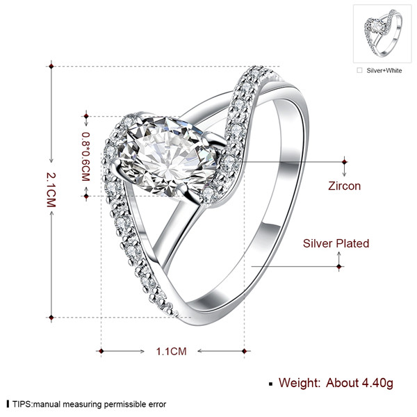 Hot sale Full Diamond fashion Kelp Ring with stone 925 silver Ring STPR004-D brand new gemstone sterling silver plated finger rings