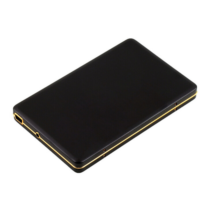 

Golden Frame Diamond 2nd 2.5 inch SATA IDE HDD Box USB 2.0 SSD Hard Drive Disk External Storage Enclosure Box Case Mobile for Samsung PC