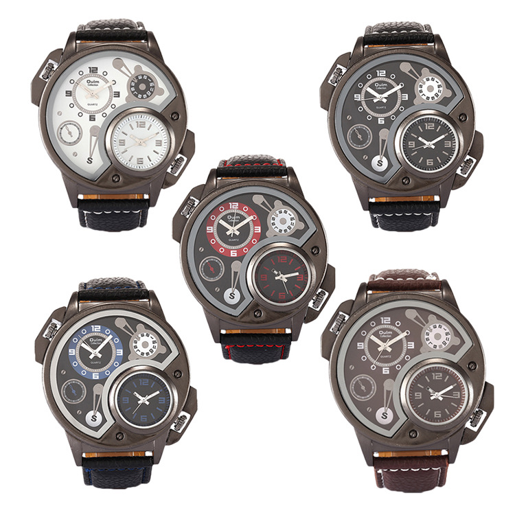 Fashion Double Movement Accurate Travel Time Men Watch Big Dial Watch Sport Watches Leather Strap Round, Please choose
Fashion Double Movement Accurate Travel Time Men Watch Big Dial Watch Sport Watches Leather Strap Round, Please choose