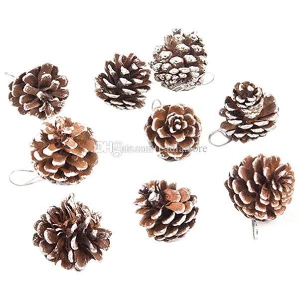 9 Real Natural Small Pine cones for Christmas Craft Decorations White Paint E00341 OST
9 Real Natural Small Pine cones for Christmas Craft Decorations White Paint E00341 OST