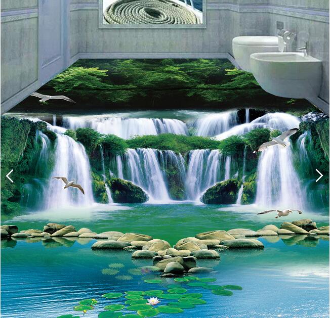 3d pvc flooring custom photo Waterproof floor wall sticker waterfall water green forest 3d wall murals wallpaper room decoration painting, Pictures show
3d pvc flooring custom photo Waterproof floor wall sticker waterfall water green forest 3d wall murals wallpaper room decoration painting, Pictures show