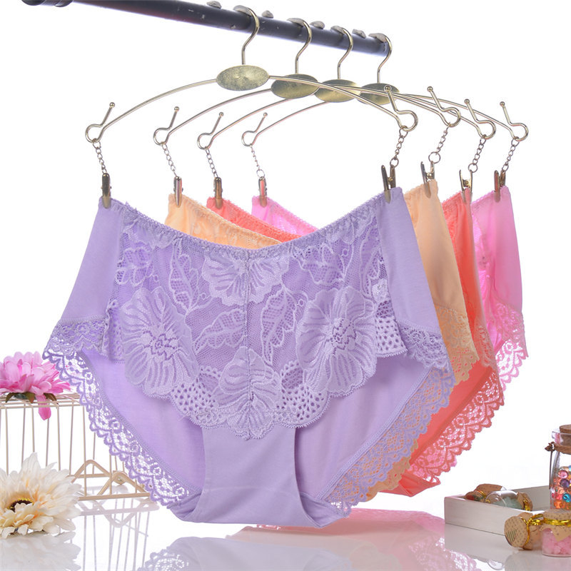 #325 women's underwear lingerie bamboo fiber middle rise pure color lace underpants panties briefs wholesale 3pcs/lot, White
#325 women's underwear lingerie bamboo fiber middle rise pure color lace underpants panties briefs wholesale 3pcs/lot, White