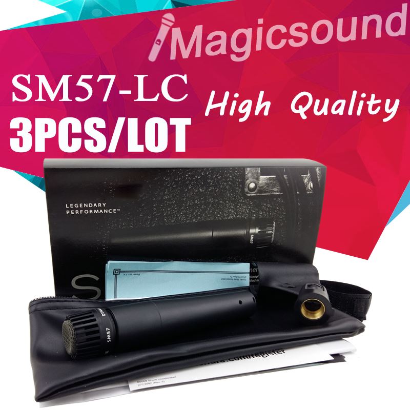 3PCS New High Quality SM57LC Legendary Vocal Microphone Professional SM 57 57LC Cardiodi Dynamic Wired Microfone Mike Mic
3PCS New High Quality SM57LC Legendary Vocal Microphone Professional SM 57 57LC Cardiodi Dynamic Wired Microfone Mike Mic