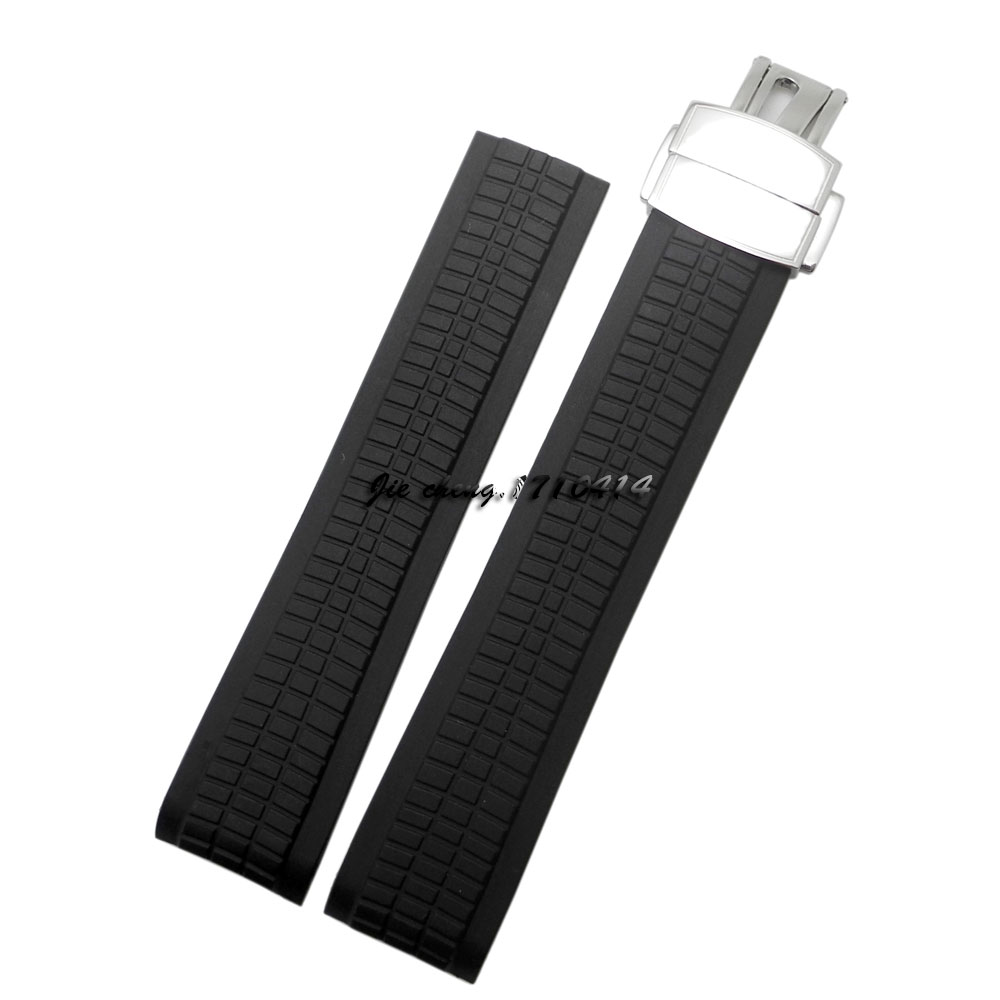 JAWODER Watchband 21mm Black Waterproof Diving Silicone Rubber Watch band Straps with deployment clasp for AQUANAUT 5167A-001 WATCH, Black;brown
JAWODER Watchband 21mm Black Waterproof Diving Silicone Rubber Watch band Straps with deployment clasp for AQUANAUT 5167A-001 WATCH, Black;brown