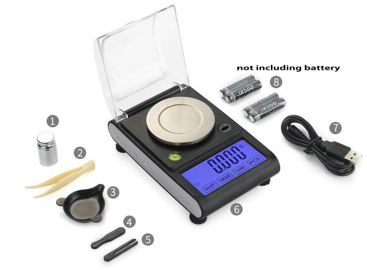 Backlight 50g x 0.001g Electronic LCD Touch Screen Digital Scale Jewelry Gold Diamond Gram Scale With Horizontal balancer
Backlight 50g x 0.001g Electronic LCD Touch Screen Digital Scale Jewelry Gold Diamond Gram Scale With Horizontal balancer
