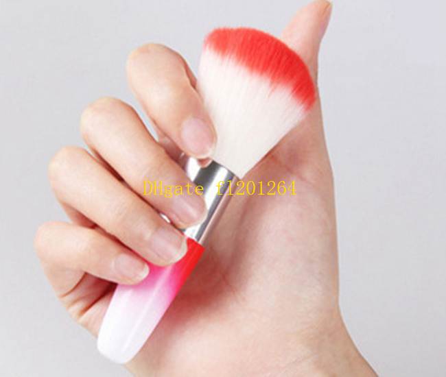100pcs/lot Free Shipping New arrival Nail Art Dust Remover Brush Cleaner Acrylic UV Gel Rhinestones Makeup Brush Tool