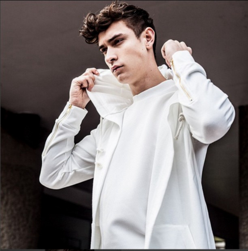 Wholesale-Mens Hoodies and Sweatshirts Oversized Hombre Hip Hop Men Hooded Sweatshirt Hoodies Long Section Cardigan Coat Cape Cloak W05