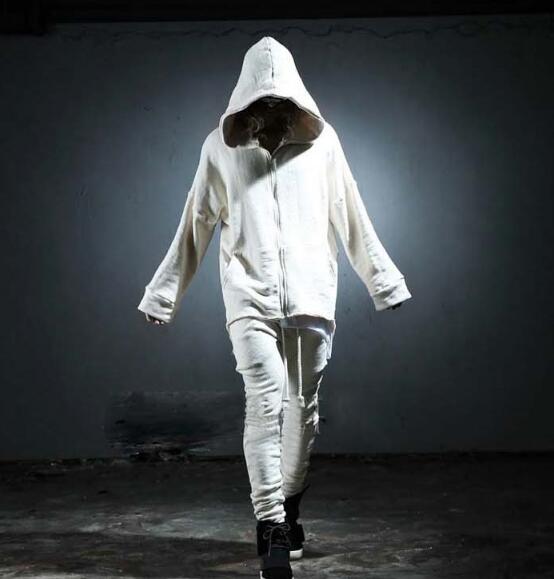 Fall-Men's Top Fashion Metal Button Black Long Hooded Cloak Coat Stylish Gothic Trench Overcoat Hot-selling Winter Yuppie Cape Poncho