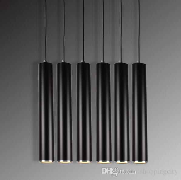 Hot LED Decorative Pendant Lamp Lighting Aluminum Cylindrical Lamp Fixture for Hallway Aisle porch corridor Bar lamp Diameter 3cm