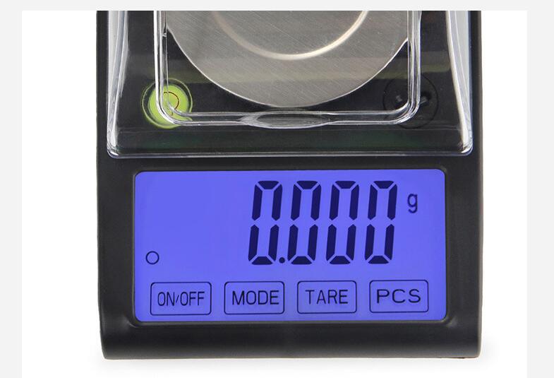 Backlight 50g x 0 001g Electronic LCD Touch Screen Digital Scale Jewelry Gold Diamond Gram Scale With Horizontal balancer263x5890219