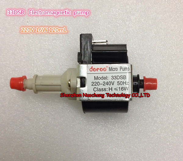 33DSB Electromagnetic pump 220V 16W Steam iron Medical device pump self-priming pump micor solenoid pump~
33DSB Electromagnetic pump 220V 16W Steam iron Medical device pump self-priming pump micor solenoid pump~