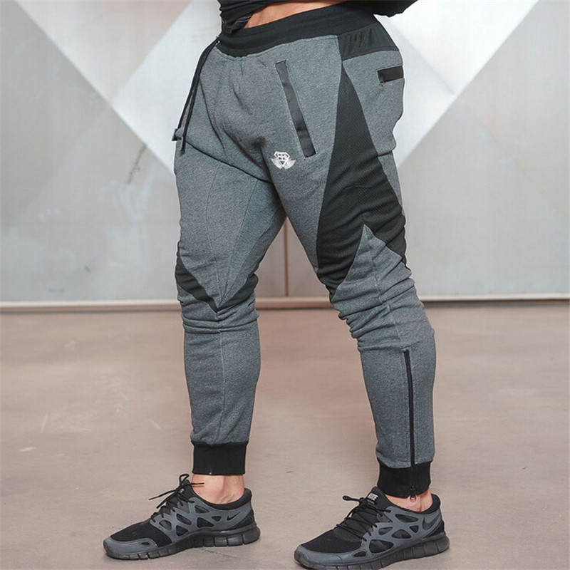 Wholesale-Men's Pants Workout Cloth Sporting Active Cotton Pants Men Jogger Pants Sweatpants Bottom Legging