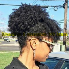 Kinky curly drawstring ponytail for black women 100 Human hair black hair weave ponytail hairpiece 120g