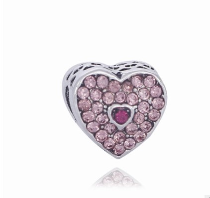 Wholesale 30pcs Christmas Gift Pendants Charms Bead Silver Charms Pendant Big Hole Beads Fit Bracelet European Charm Beads Jewelry DIY