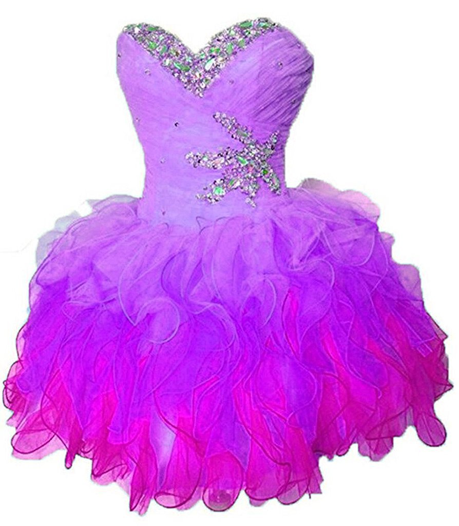 2021 Sweetheart Mini Short Prom Homecoming Dresses Plus Size Beaded Crystals Graduation Gown For Cocktail Party