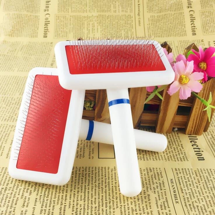 Pet Dog Cat Hair Brush Shedding Grooming Pin Hair Brush Combs clean tools small size free shipping HK77
Pet Dog Cat Hair Brush Shedding Grooming Pin Hair Brush Combs clean tools small size free shipping HK77