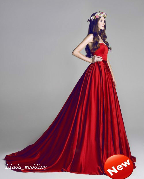Amazing Hamda Al Fahim Red Evening Dress High Quality Sweetheart Long Women Wear Special Occasion Dress Prom Party Gown