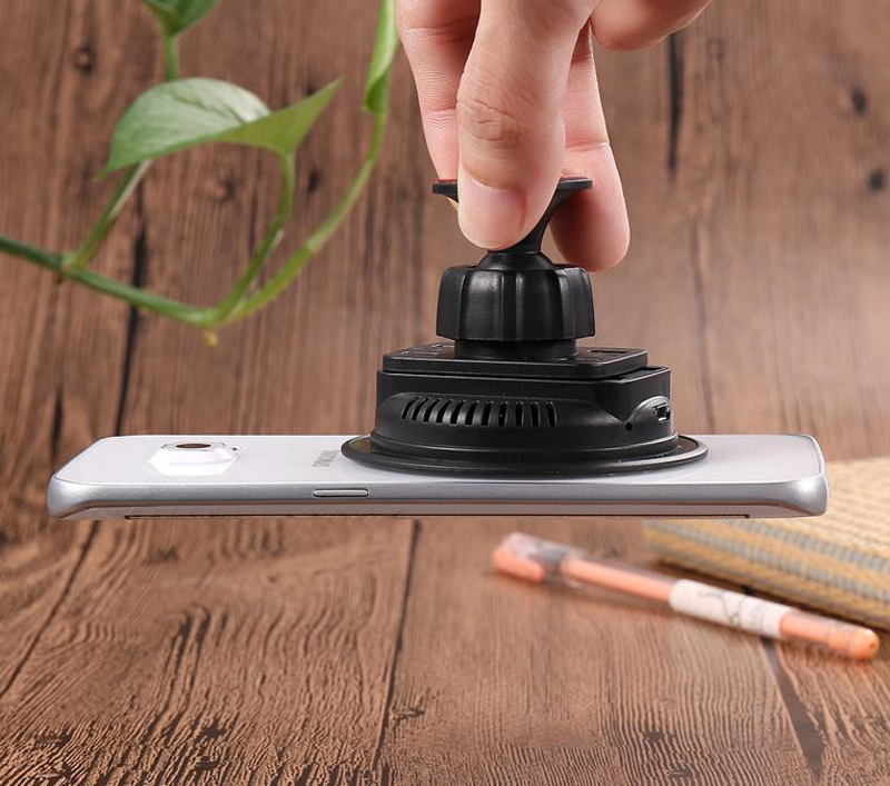 360 Degree Rotating Qi Wireless Car Charger Charging Magnetic Mobile Phone Stand Holder for iPhone X 8 7 6s Plus Samsung S7 S8