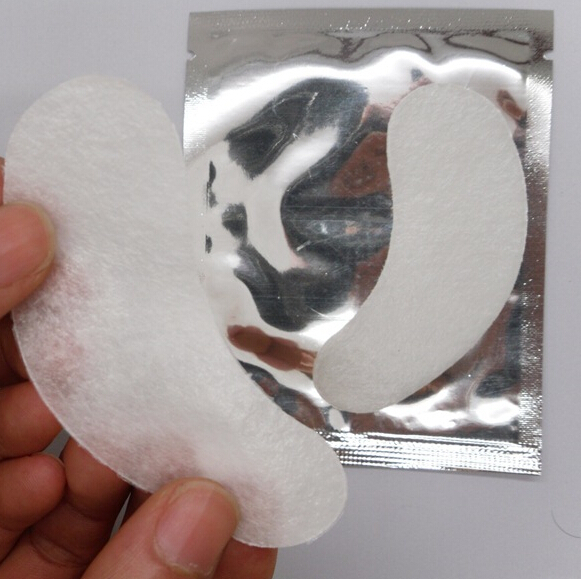 Lint Free Silk Eye Patch Eyelash Lash Extension Tool Supply Tape EyelashTape Eye Gel Pads Silk 60 Pairs/lot