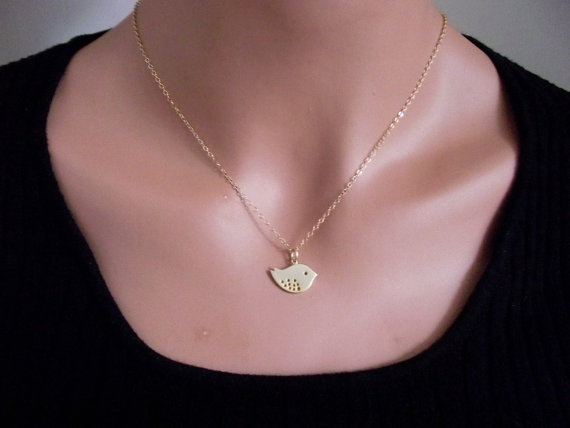 30PCS Fashion Cute Baby Bird Necklace Tiny Sparrow Necklace Small Flying Bird Necklace Little Swallow Necklaces for Women