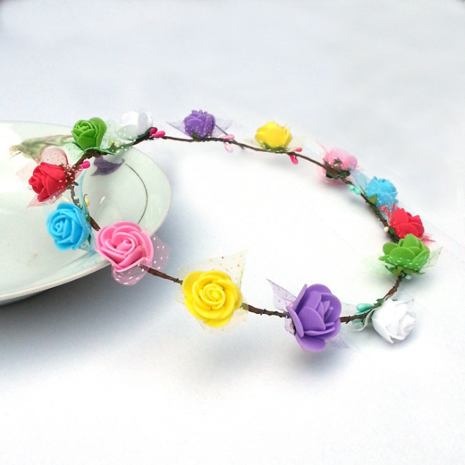 Colorful Wedding Headpieces For Weding Girls High Quality Free Size Beautiful Flowers Kids' Accessories In Stock 
Colorful Wedding Headpieces For Weding Girls High Quality Free Size Beautiful Flowers Kids' Accessories In Stock