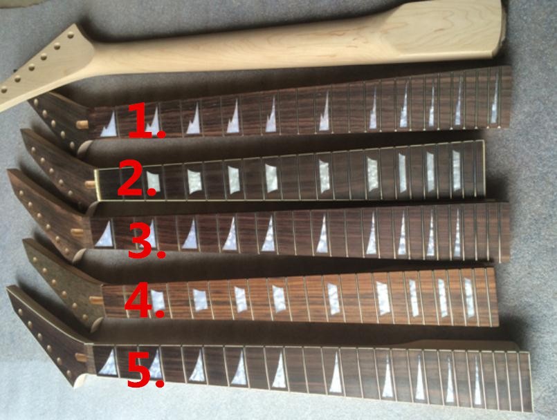 1pcs 22/24 Frets Maple Electric Guitar Neck Rosewood Fingerboard Guitar Parts Musical instruments accessories