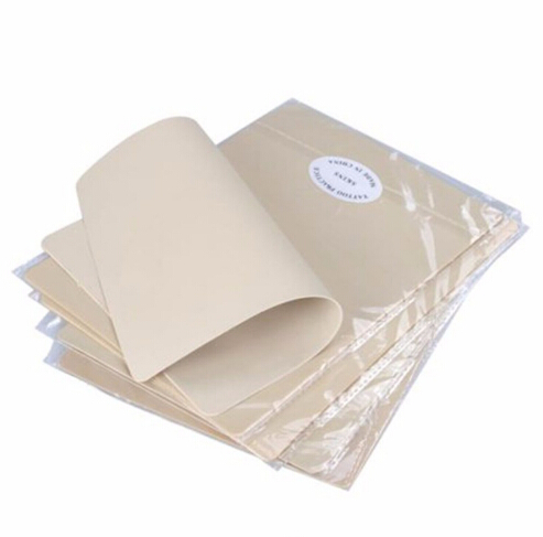 10Pcs New 20 x 15cm Blank Tattoo Practice Fake Skin Sheet Double Side Machine Accessories Supply for Beginners
