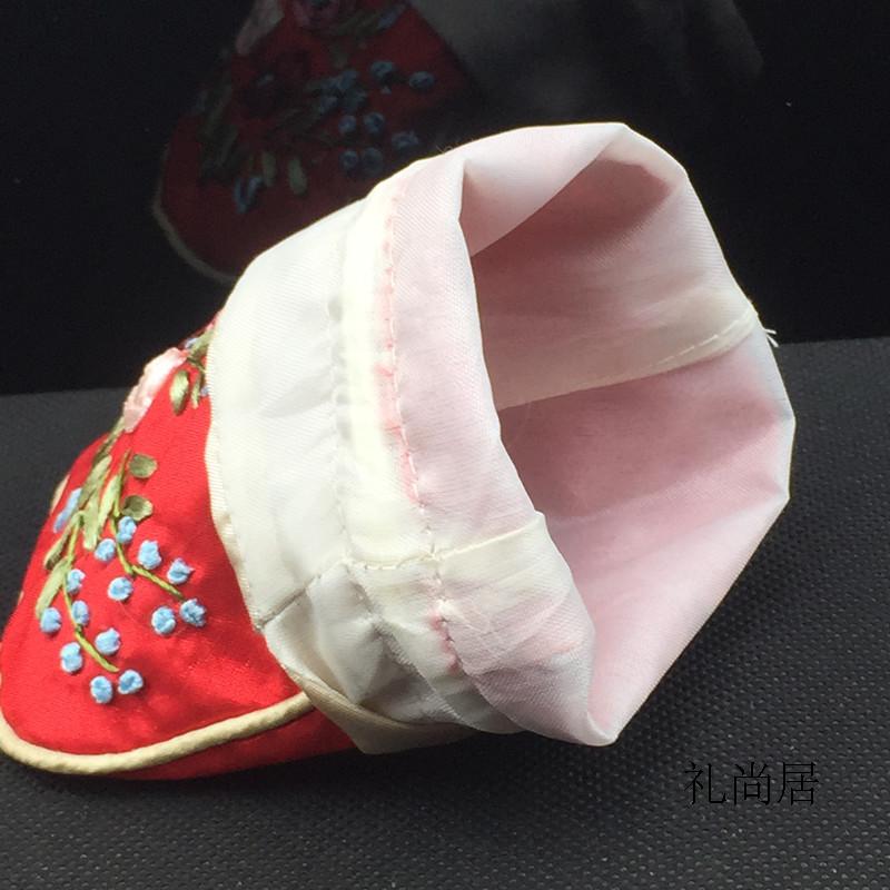 Handmade Ribbon Embroidery Large Packaging Bags for Satin Fabric Jewelry Gift Pouches Drawstring Dried flowers spices Storage bag Sachet