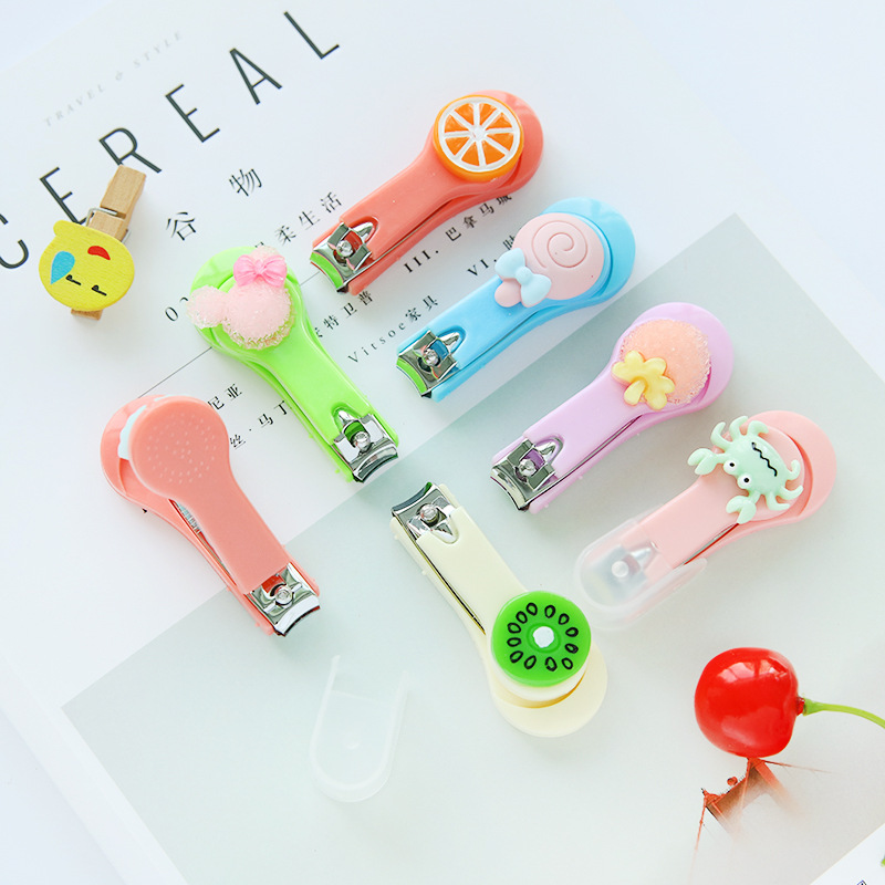 Nail Clippers Scissors Manicure Tools Stainless Steel 20pcs Mixed Colors High Quality Cute Cartoon Animal Pet Fruit