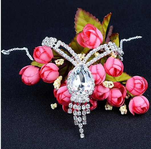 Wedding jewelry sets Earrings Necklace rings bracelet Accessories one set include four pcs luxury fashion new style free shippingHT126 Z260313
