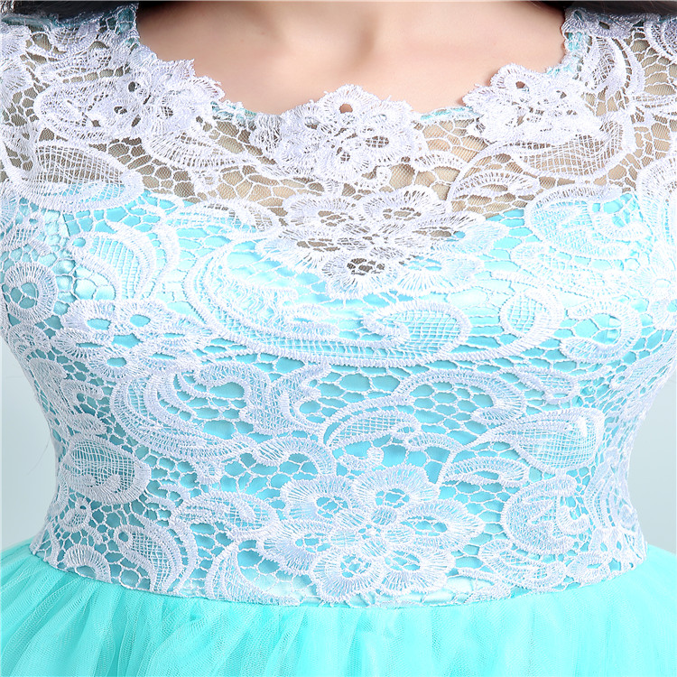 new stock sexy long aline mint green lace evening dresses applques tulle floorlength prom party gowns