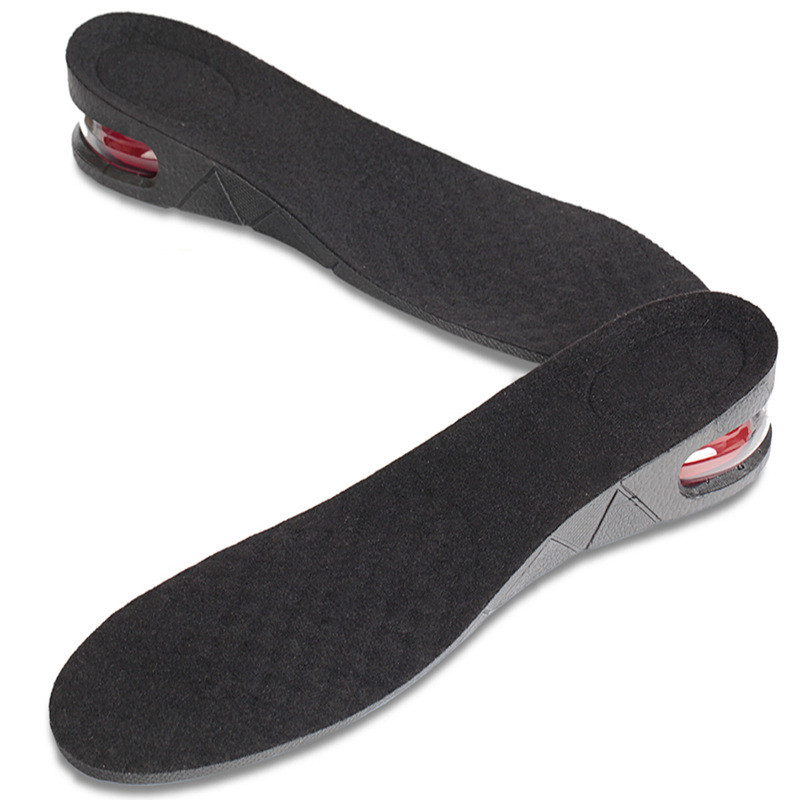 Height Increase 3 cm Insole Black PVC Invisible Adjustable Elevator Insoles Air Cushion Heel Lifts Shoe Inserts For Men And Women
Height Increase 3 cm Insole Black PVC Invisible Adjustable Elevator Insoles Air Cushion Heel Lifts Shoe Inserts For Men And Women