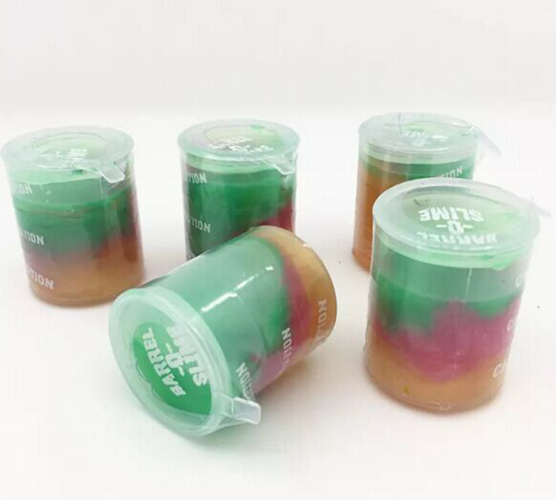 Latex Oil rainbow Colored Barrel O Slime Small Joke Gag Prank Gift Toy Crazy Trick Party Supply 24pcs Trick Funny Toy drums
Latex Oil rainbow Colored Barrel O Slime Small Joke Gag Prank Gift Toy Crazy Trick Party Supply 24pcs Trick Funny Toy drums