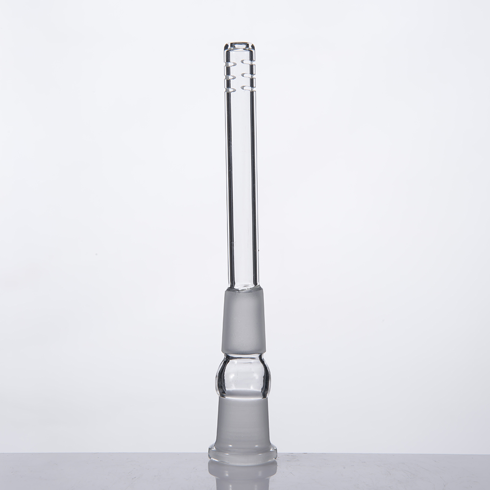 14MM TO 14MM Diffuser Clear Glass Downstem With 6 Cuts Glass Downstem Diffuser Reducer for Retail
14MM TO 14MM Diffuser Clear Glass Downstem With 6 Cuts Glass Downstem Diffuser Reducer for Retail