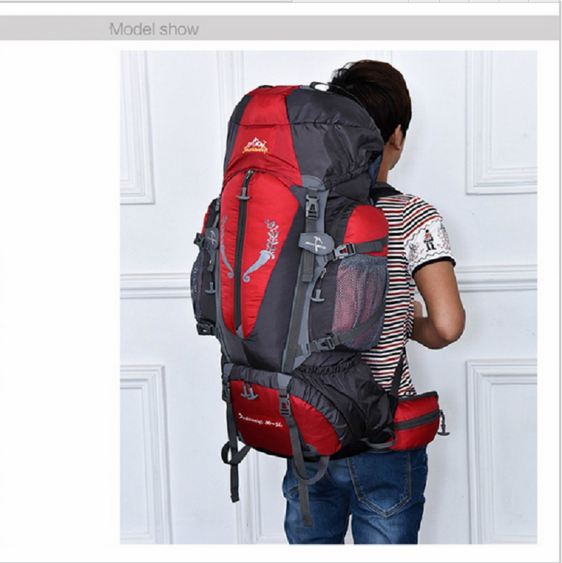 High Capacity 85L Outdoor Climbing Shoulders Backpack Nylon Waterproof Package Recreational Sports bag, Blue
High Capacity 85L Outdoor Climbing Shoulders Backpack Nylon Waterproof Package Recreational Sports bag, Blue