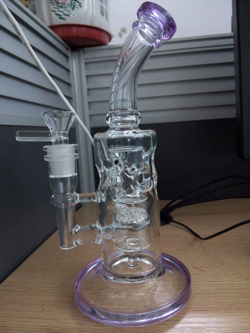 Purple Glass bongs fab egg glass water pipe with showerhead perc oil rigs with 14 mm joint
Purple Glass bongs fab egg glass water pipe with showerhead perc oil rigs with 14 mm joint