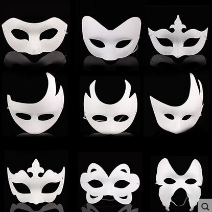 Wholesale White Unpainted Face Mask Plain Blank Version Paper Pulp Mask DIY Masquerade Masque Mask
Wholesale White Unpainted Face Mask Plain Blank Version Paper Pulp Mask DIY Masquerade Masque Mask
