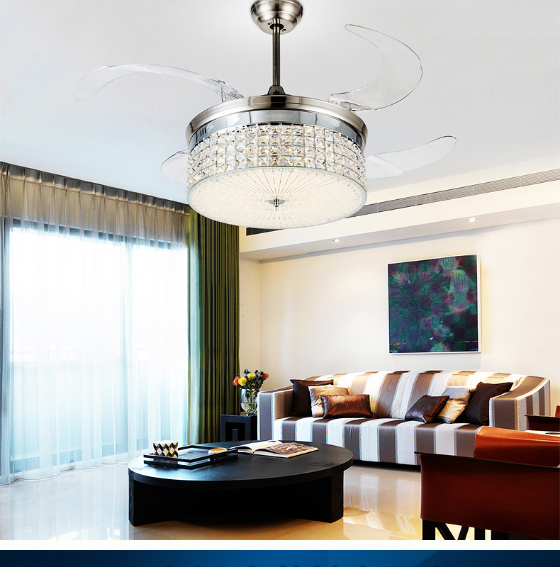Crystal ceiling chandelier fans living room led remote control restaurant bedroom ceiling chandelier fan invisible fan lights
Crystal ceiling chandelier fans living room led remote control restaurant bedroom ceiling chandelier fan invisible fan lights