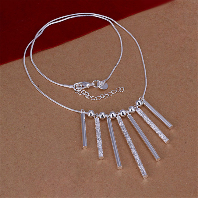 New arrival Seven Pillars of necklace sterling silver plate necklace STSN094,hot sale fashion 925 silver Chains necklace factory direct sale
New arrival Seven Pillars of necklace sterling silver plate necklace STSN094,hot sale fashion 925 silver Chains necklace factory direct sale
