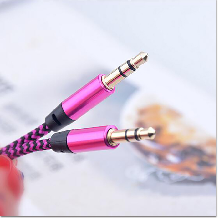 New 3.5mm AUX Audio Cables Male To Male Stereo Car Extension Aux Cable For MP3 For phone 10 Colors with retail package