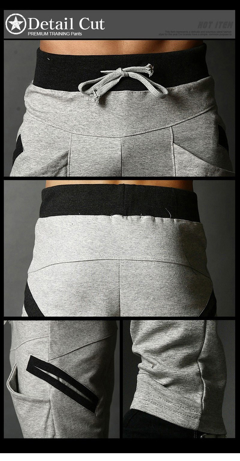 2017 New Fashion Jogger Chinos Skinny Joggers Harem Sweat Pants Men Sport Trousers B4