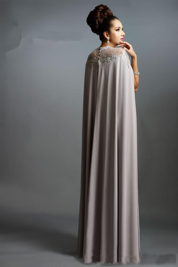 Noble Arabia Vintage Evening Dress Jewel Sheer Neck With Watteau Train Prom Gowns With Applique Sheath Custom Made Formal Party Dresses