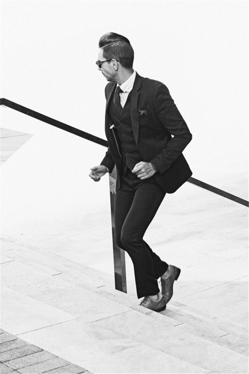 new men slim fit groom tuxedos groomsman wedding suits formal suits custom size jacketpantsvest three pieces wedding bestman wear