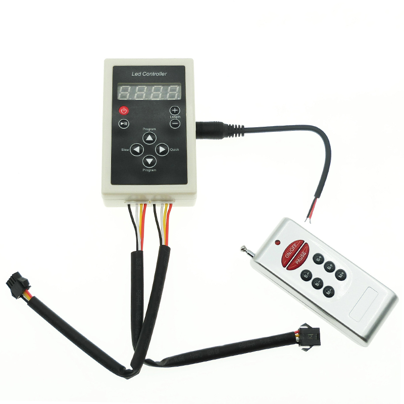 IC 6803 RF RGB LED Controller Remote Wifi for 5050 RGB SMD Magic Dream Color Chasing LED Strip Light 133 Program - view 7