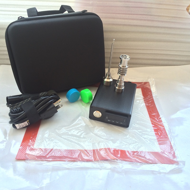 Portable E dab nail dabbing electric nail dab titanium dabber PID digital box for quartz banger dab rig with flat 10mm coil hetaer
Portable E dab nail dabbing electric nail dab titanium dabber PID digital box for quartz banger dab rig with flat 10mm coil hetaer