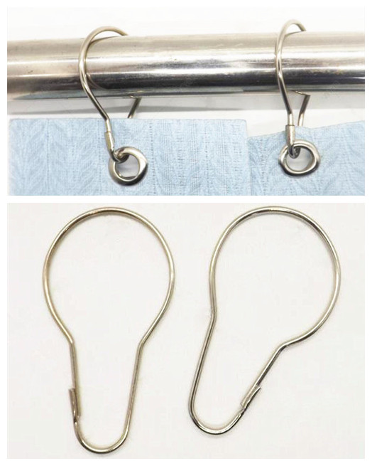 New Bath Shower Curtain Hooks Rings Clip Bathroom Easy Glide Ring Iron Chrome-plated Home Decor (1000 PCS/Lot )
New Bath Shower Curtain Hooks Rings Clip Bathroom Easy Glide Ring Iron Chrome-plated Home Decor (1000 PCS/Lot )